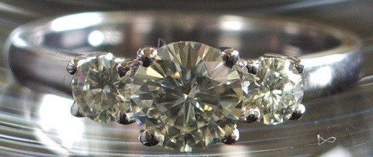 Silicon Carbide engagement ring